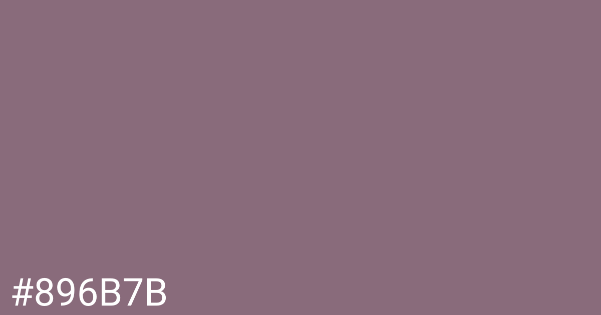 Hex color #896b7b graphic