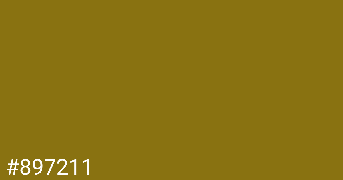 Hex color #897211 graphic