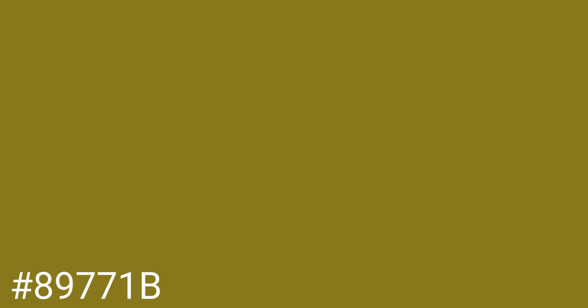 Hex color #89771b graphic