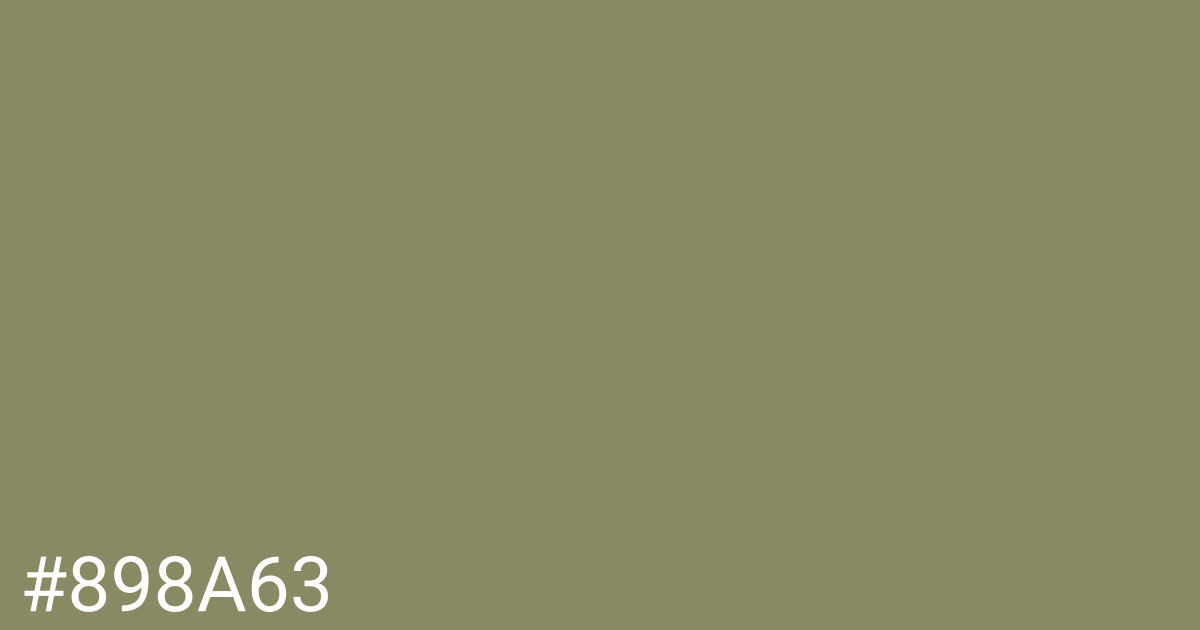 Hex color #898a63 graphic