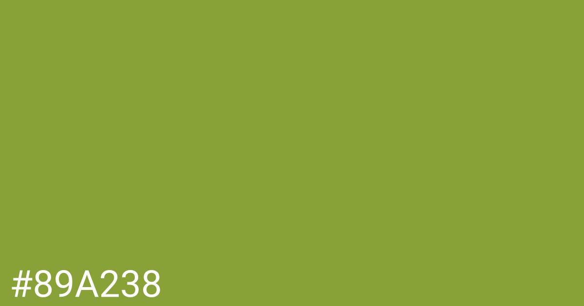 Hex color #89a238 graphic