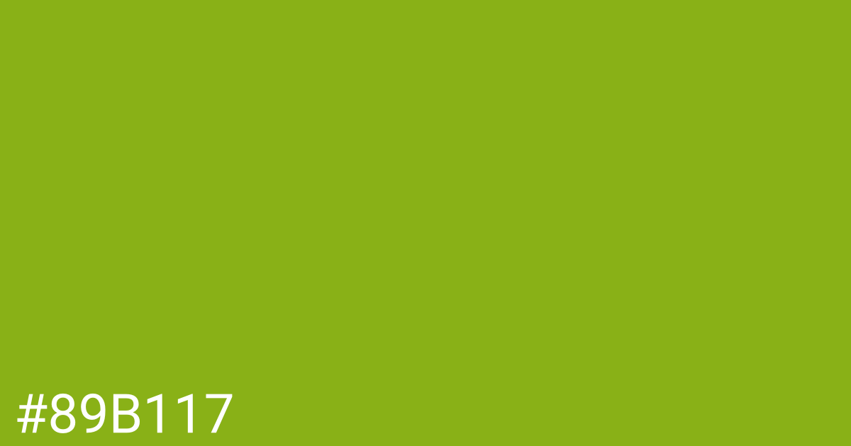 Hex color #89b117 graphic