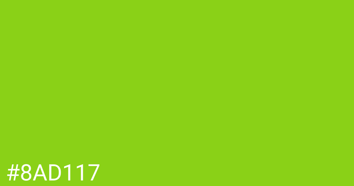 Hex color #8ad117 graphic