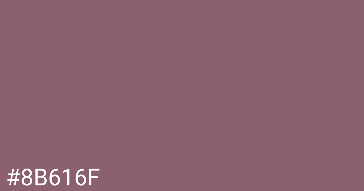 Hex color #8b616f graphic