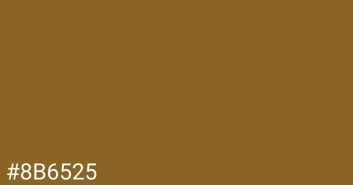 Hex color #8b6525 graphic