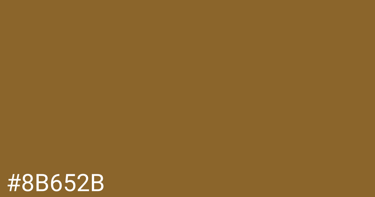 Hex color #8b652b graphic