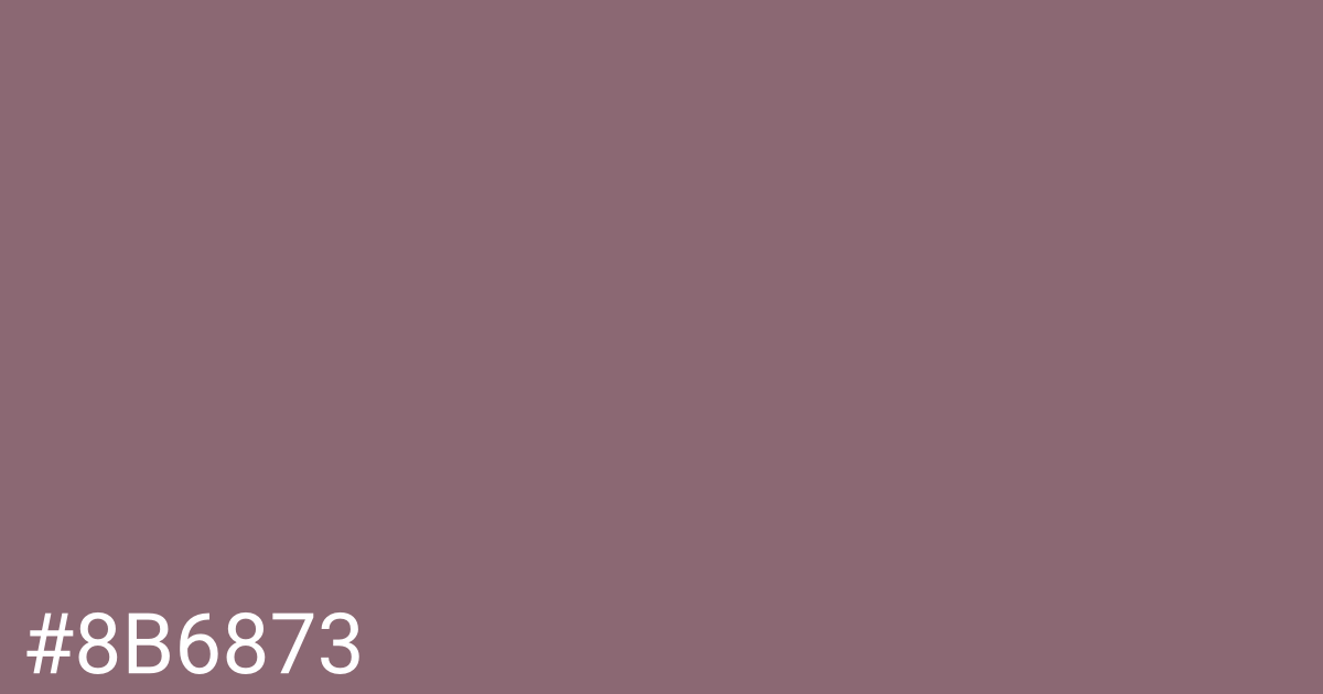 Hex color #8b6873 graphic