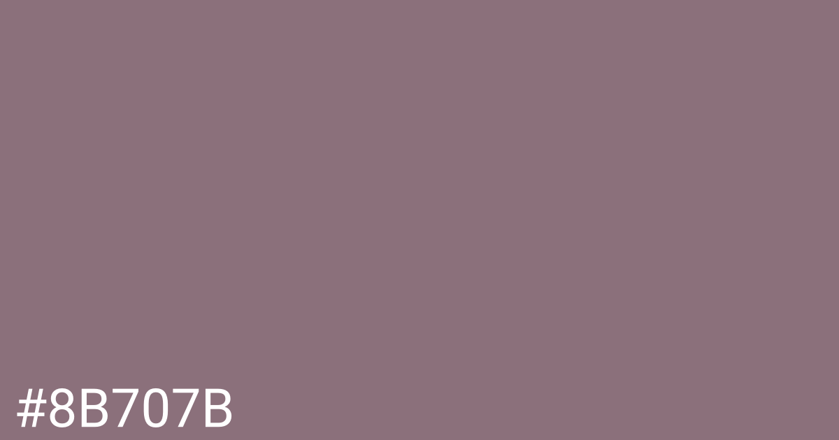 Hex color #8b707b graphic