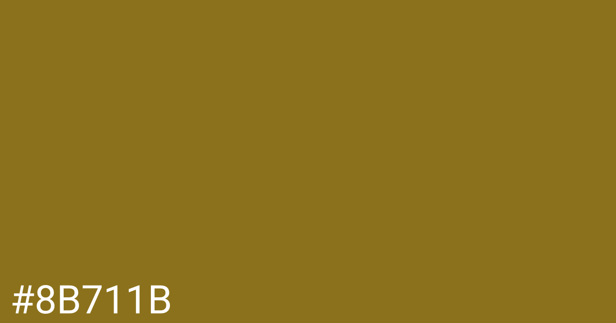 Hex color #8b711b graphic