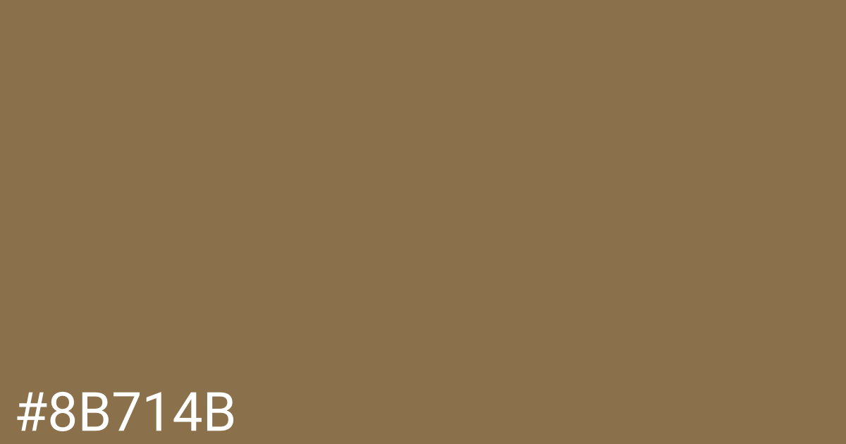 Hex color #8b714b graphic