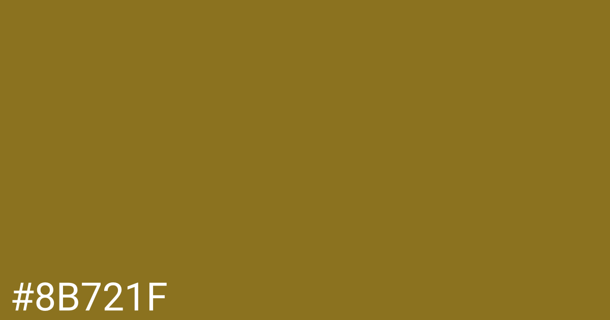 Hex color #8b721f graphic