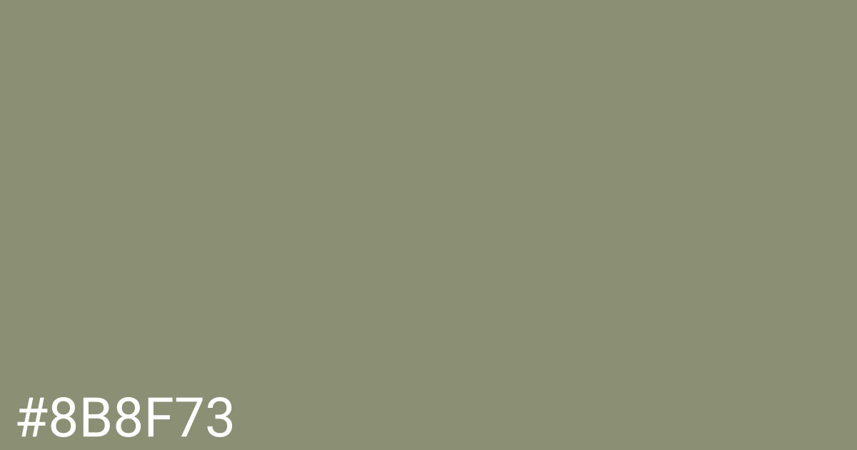 Hex color #8b8f73 graphic