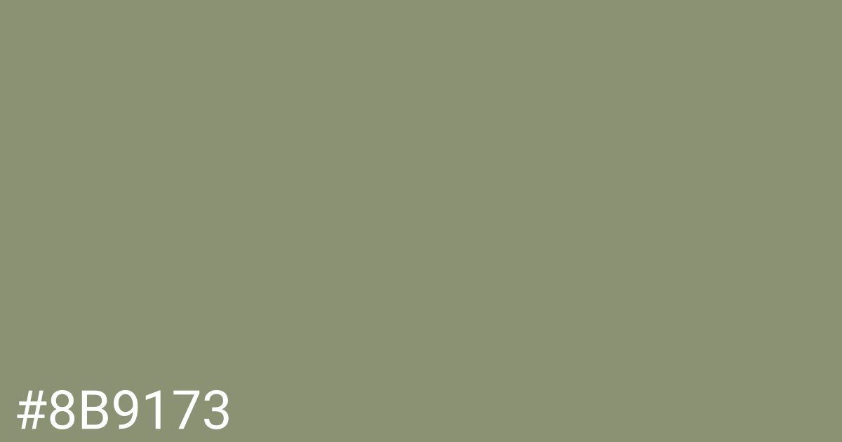 Hex color #8b9173 graphic