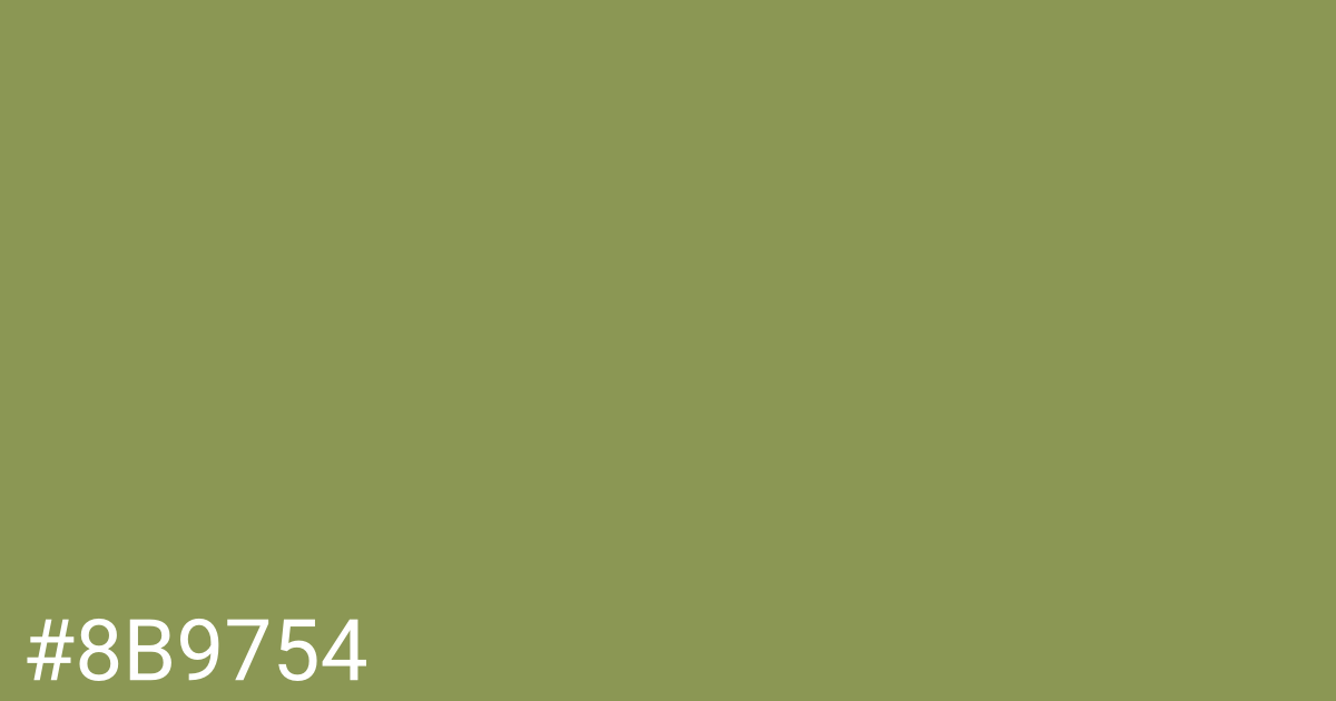 Hex color #8b9754 graphic