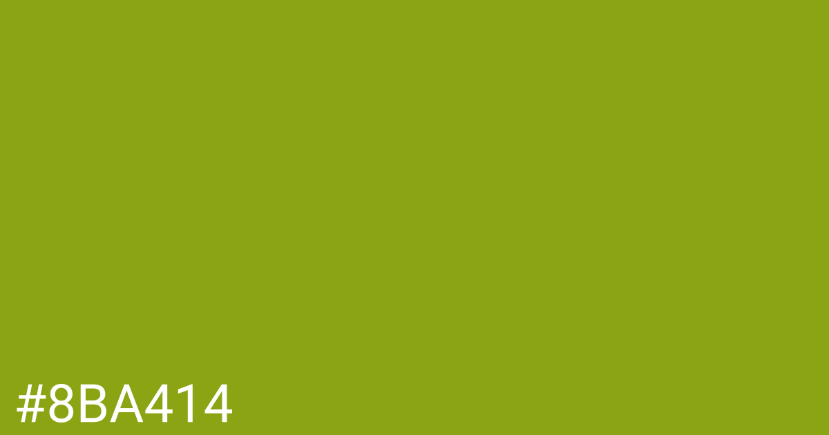 Hex color #8ba414 graphic