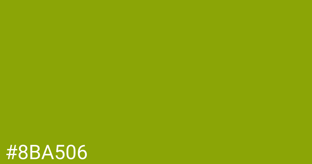 Hex color #8ba506 graphic