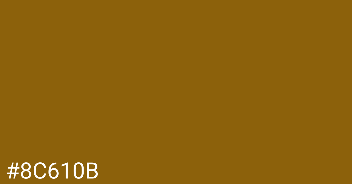 Hex color #8c610b graphic