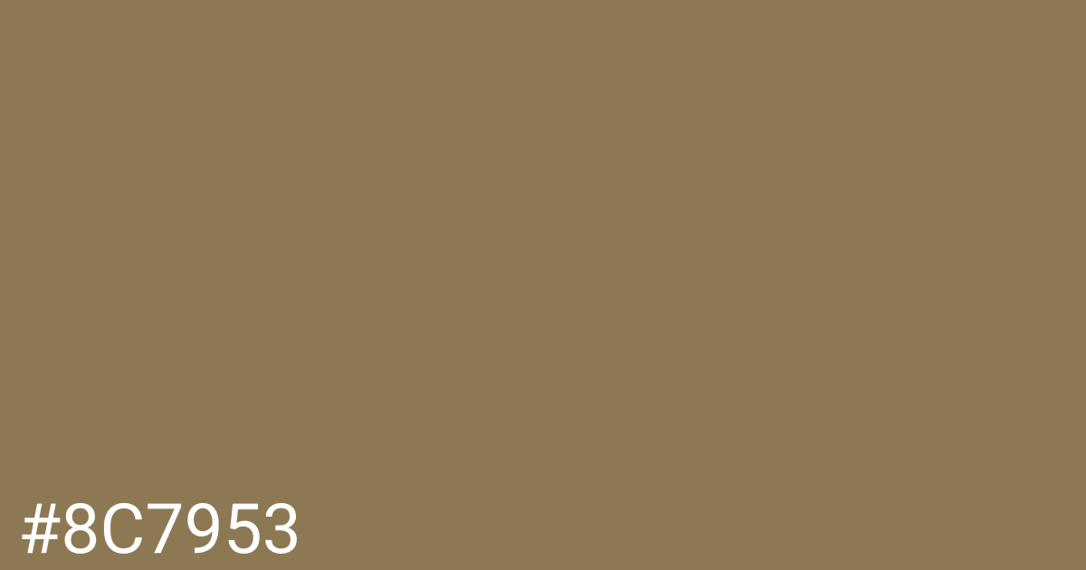 Hex color #8c7953 graphic