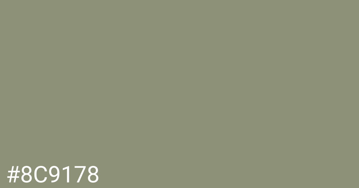 Hex color #8c9178 graphic