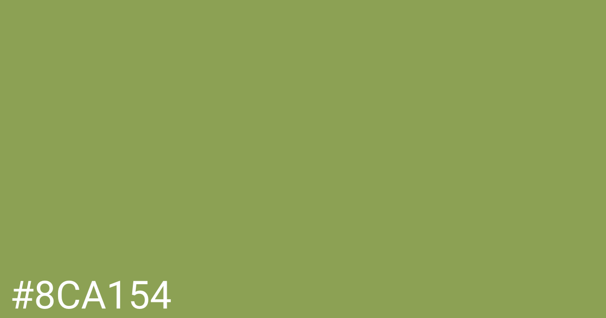 Hex color #8ca154 graphic