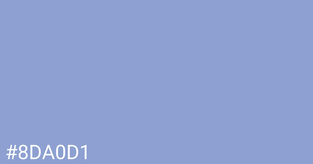 Hex color #8da0d1 graphic