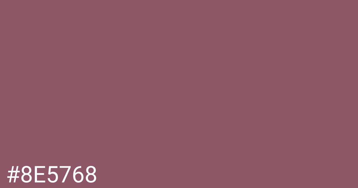 Hex color #8e5768 graphic