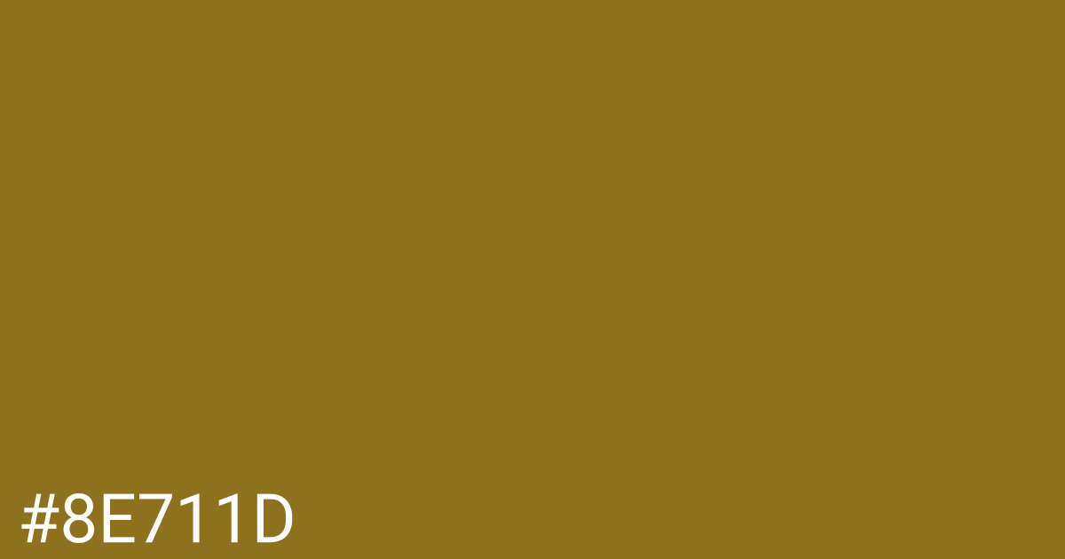 Hex color #8e711d graphic