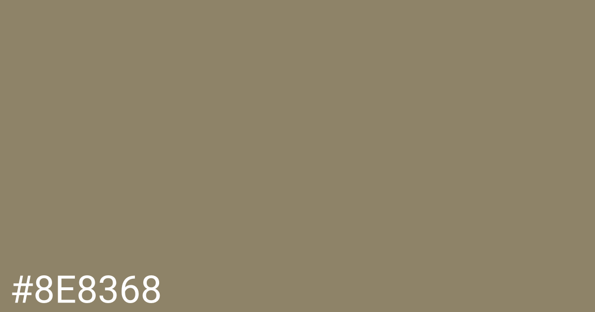 Hex color #8e8368 graphic