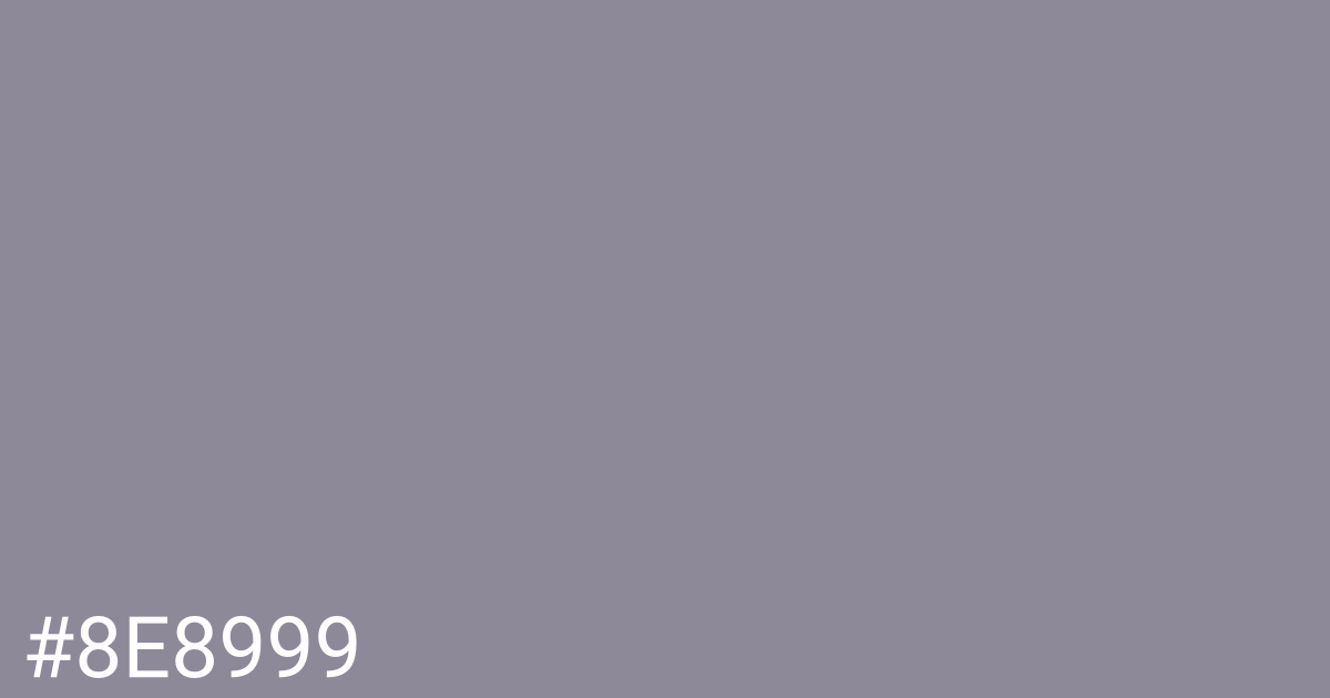 Hex color #8e8999 graphic