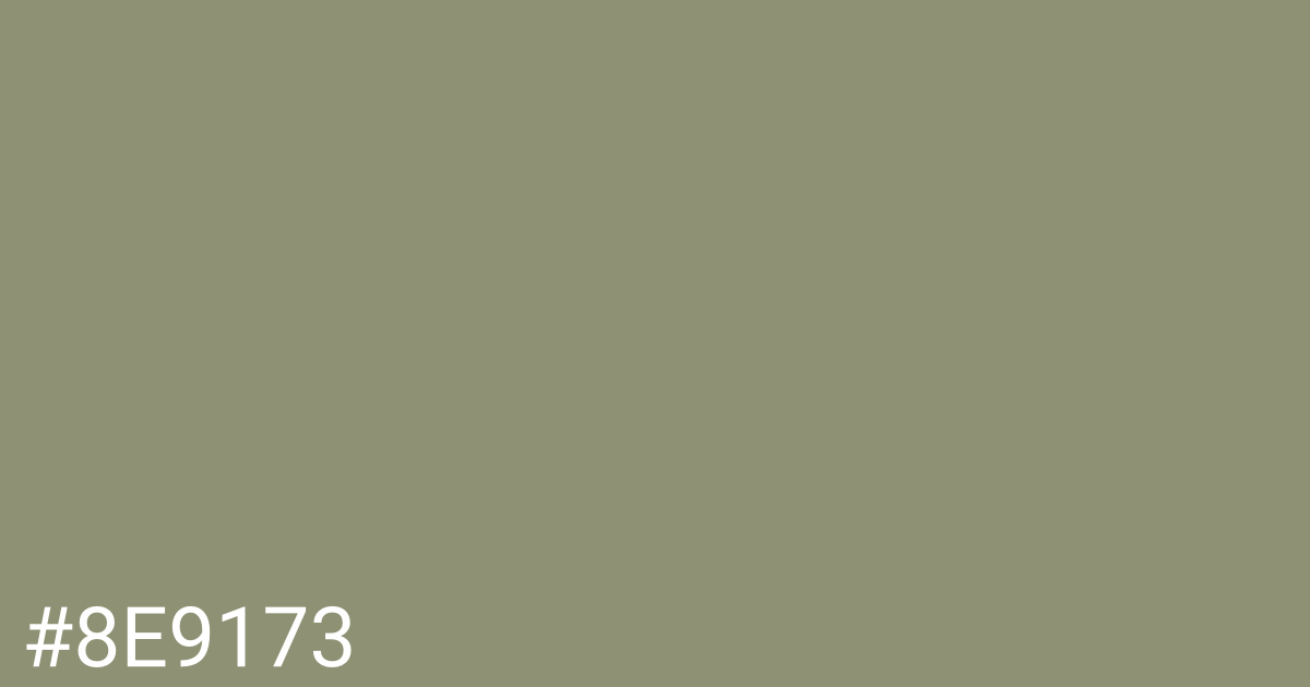 Hex color #8e9173 graphic