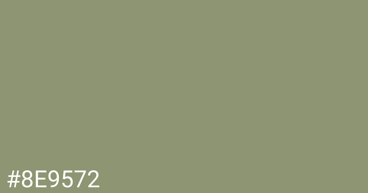 Hex color #8e9572 graphic