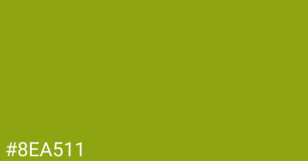 Hex color #8ea511 graphic