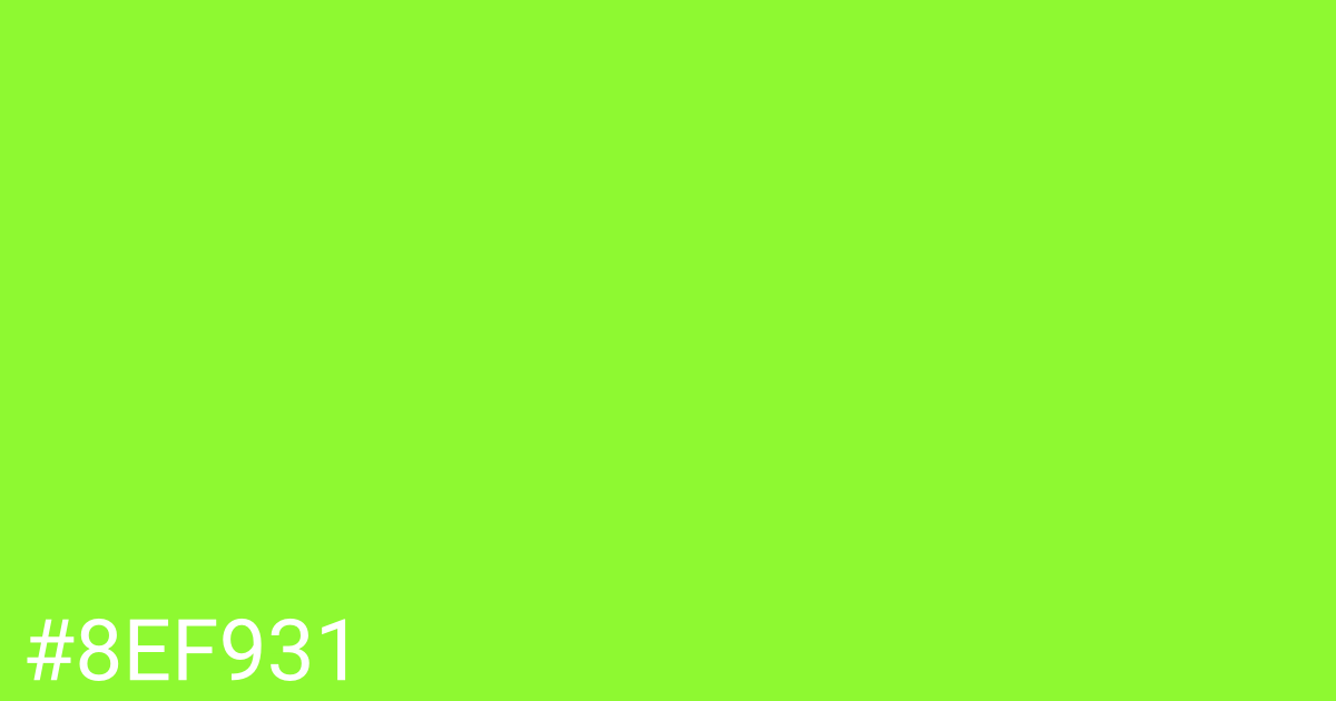 Hex color #8ef931 graphic