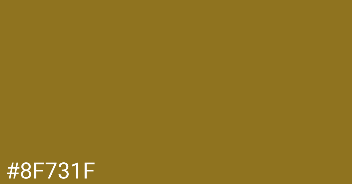 Hex color #8f731f graphic