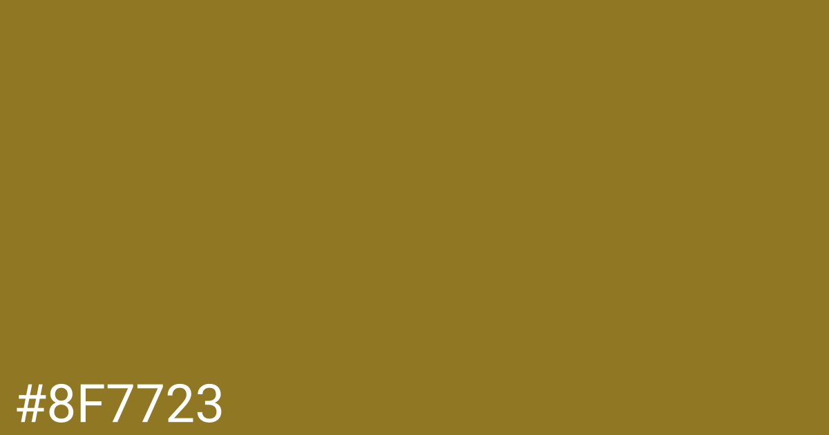 Hex color #8f7723 graphic