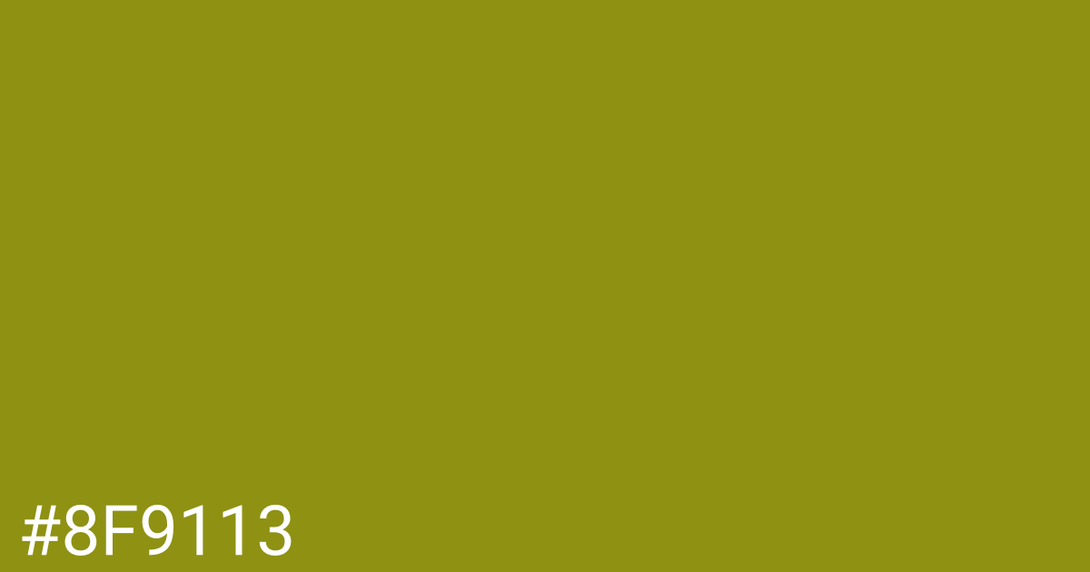 Hex color #8f9113 graphic