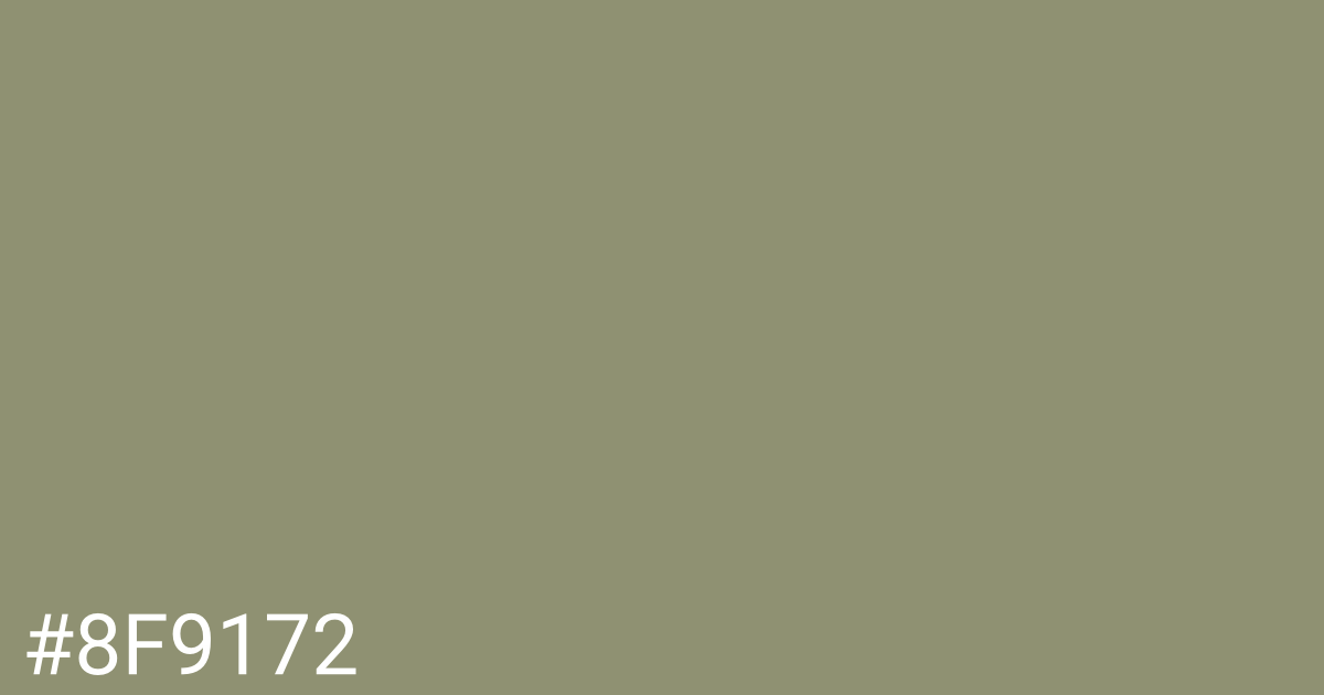 Hex color #8f9172 graphic