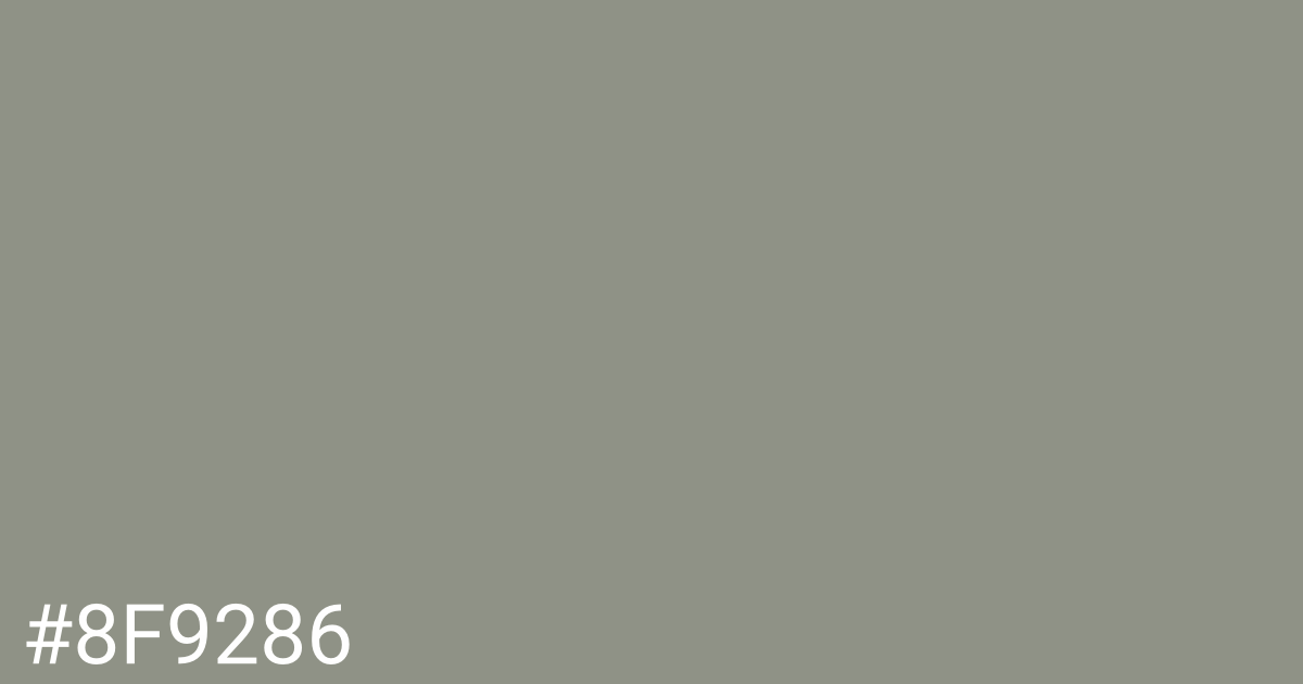 Hex color #8f9286 graphic