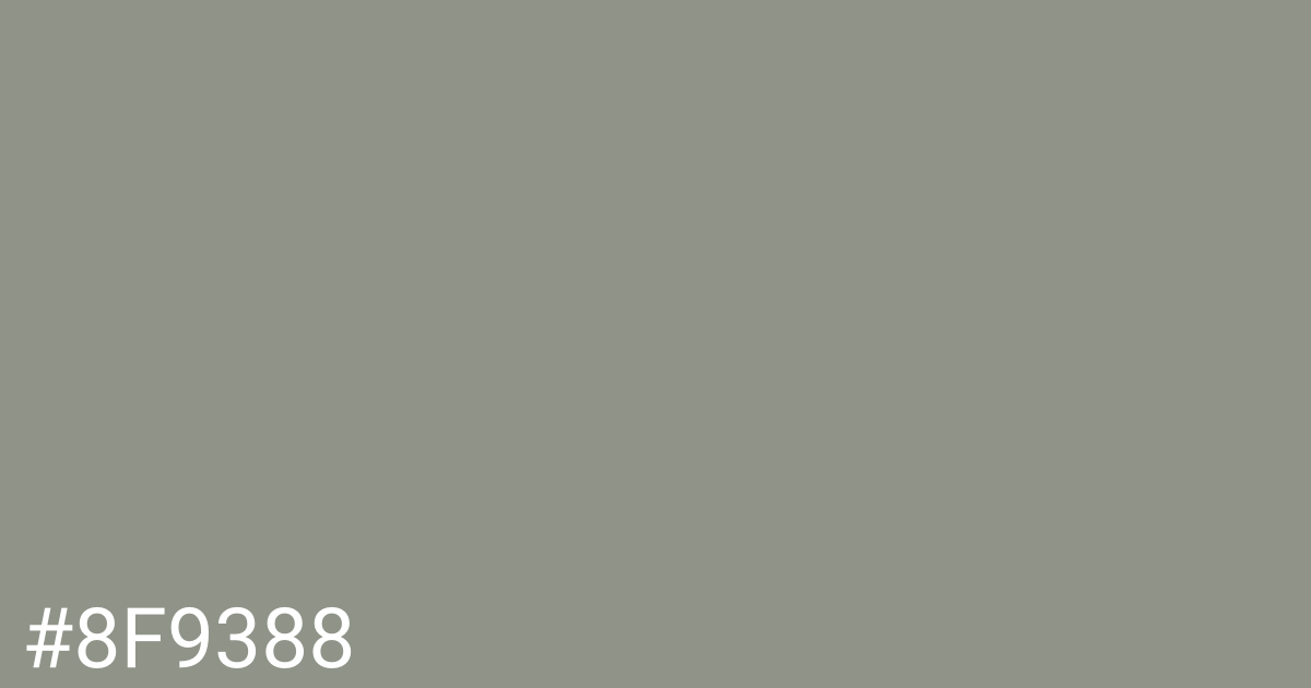 Hex color #8f9388 graphic