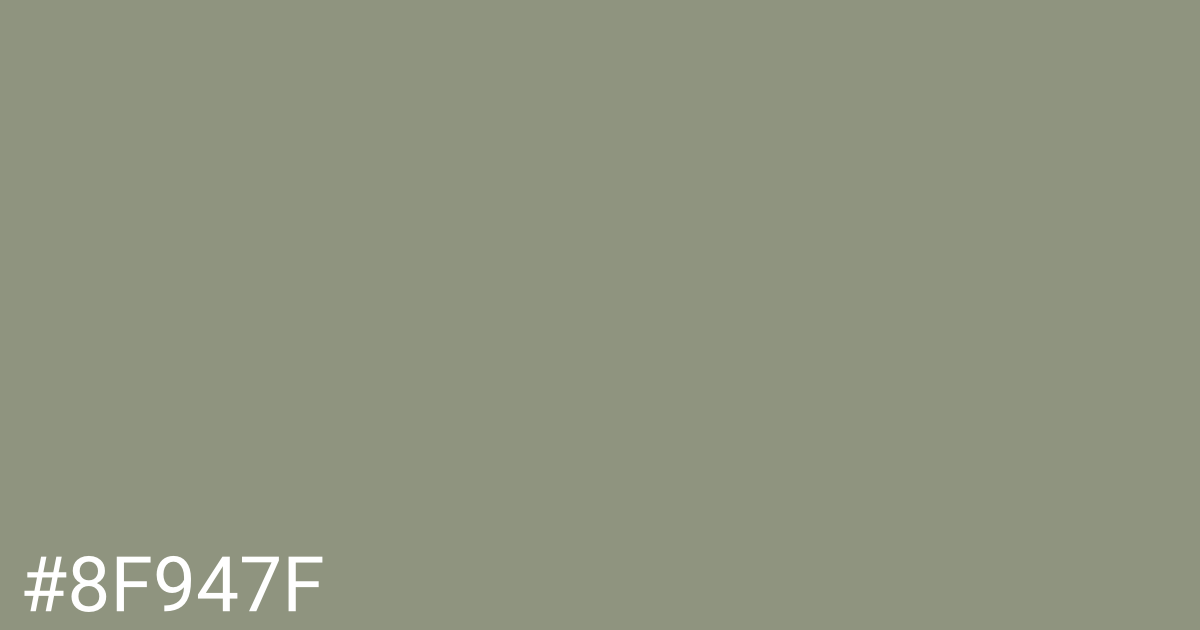 Hex color #8f947f graphic