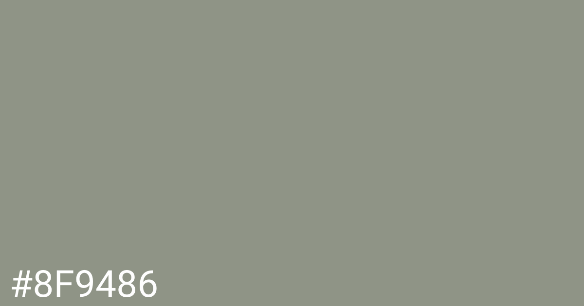 Hex color #8f9486 graphic