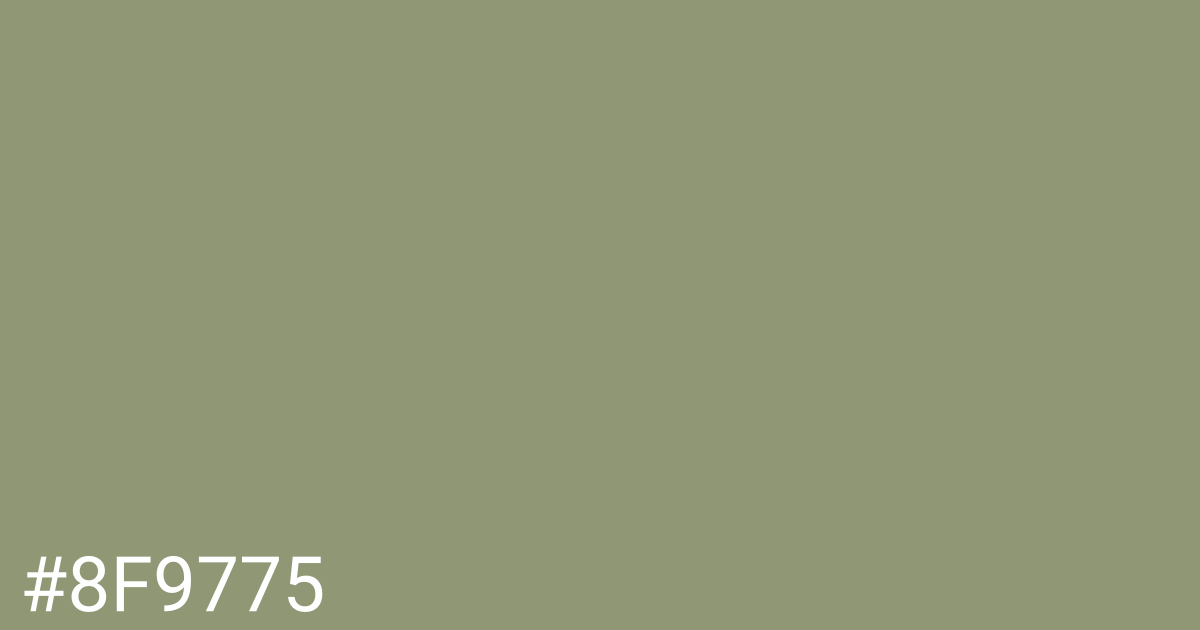 Hex color #8f9775 graphic