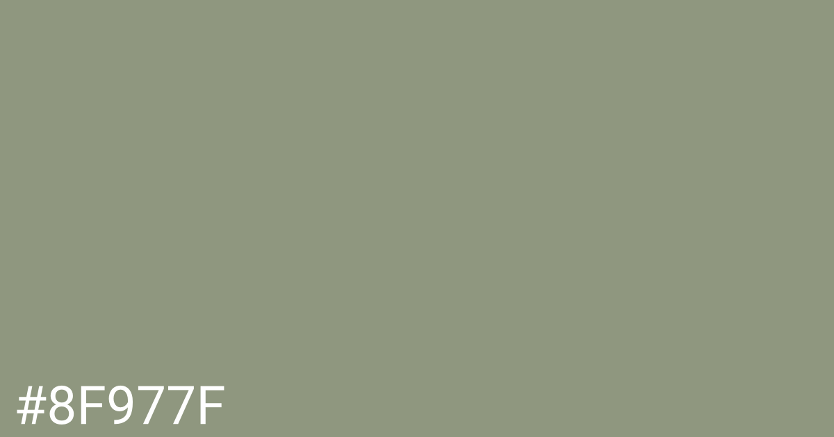 Hex color #8f977f graphic