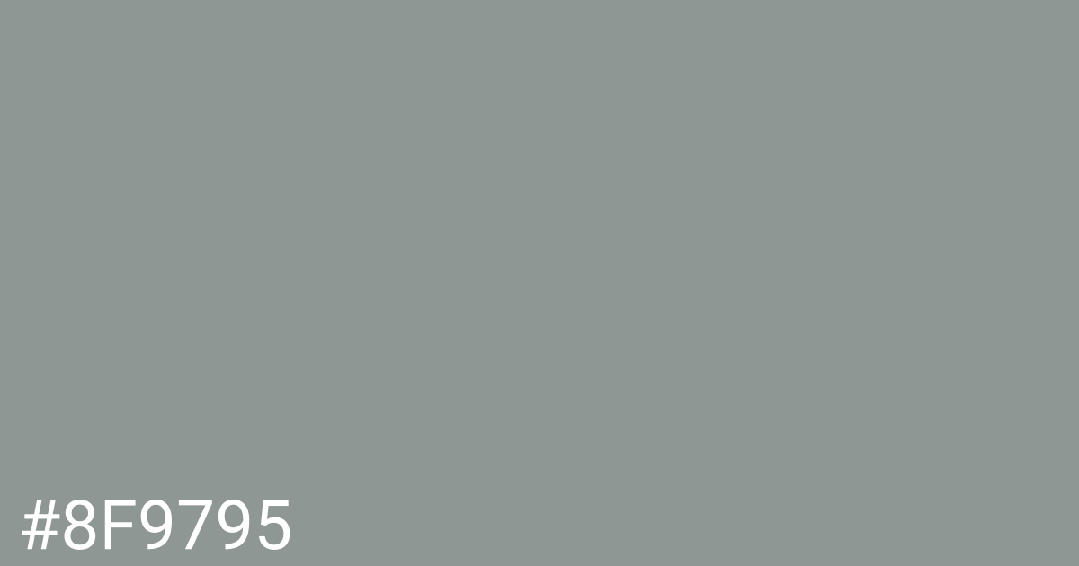 Hex color #8f9795 graphic