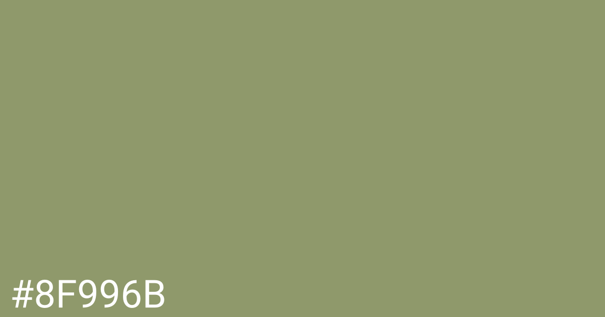 Hex color #8f996b graphic