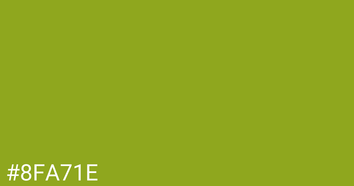 Hex color #8fa71e graphic