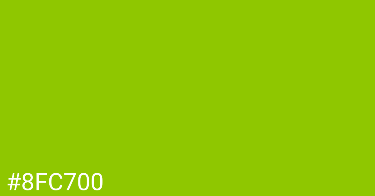 Hex color #8fc700 graphic