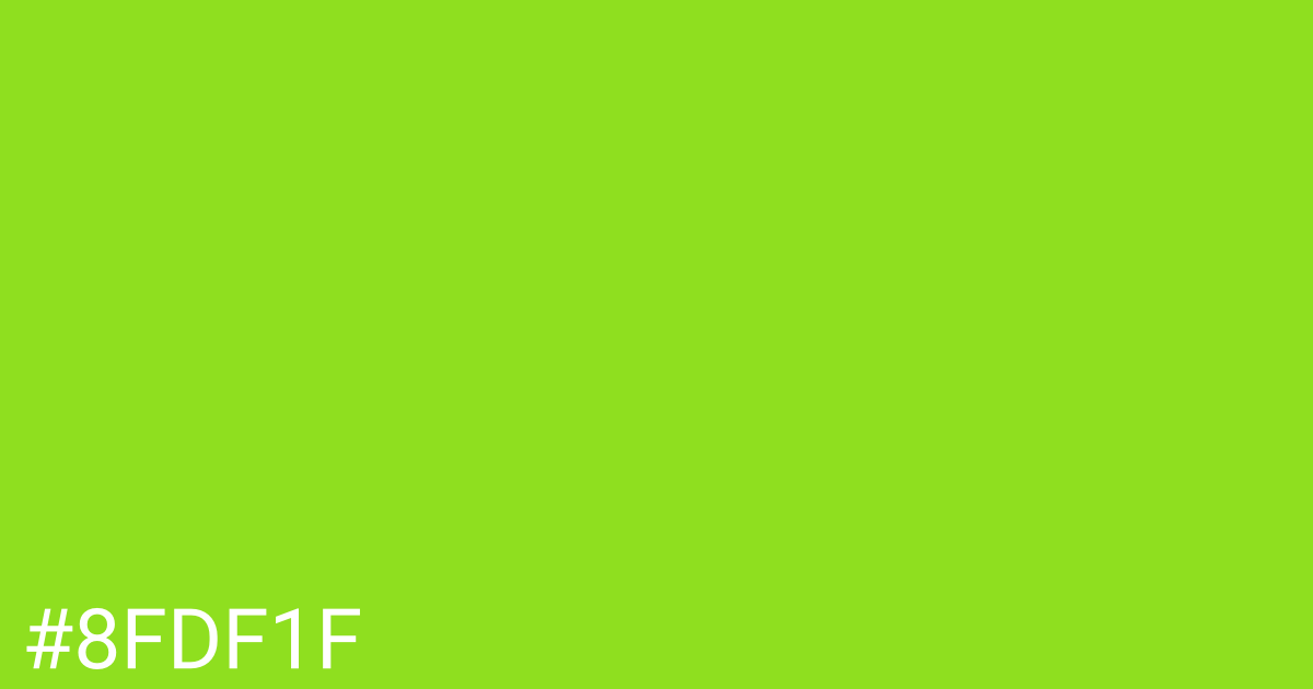 Hex color #8fdf1f graphic