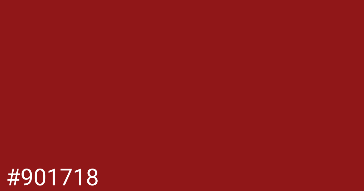 Hex color #901718 graphic