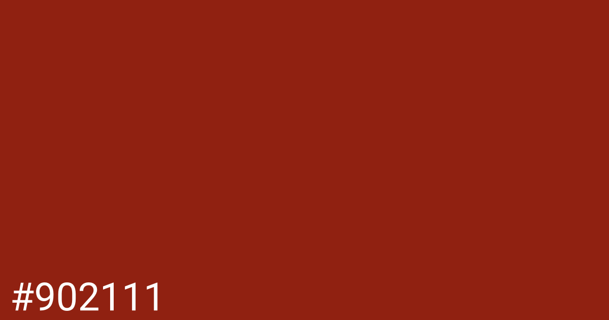 Hex color #902111 graphic